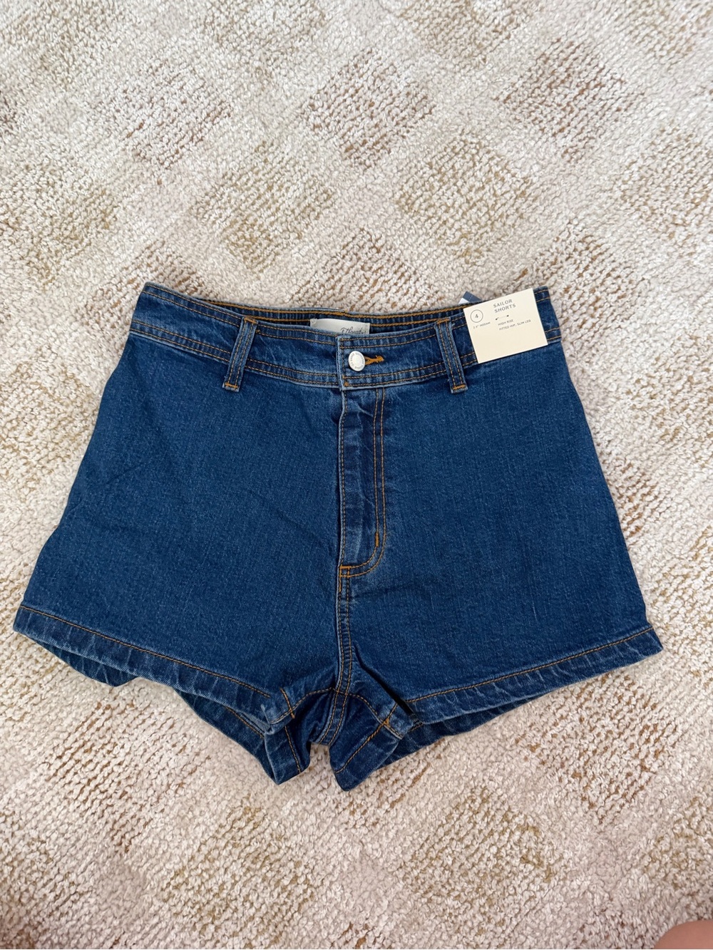 Universal Thread Denim Shorts Women’s 4 Cotton Cottagecore Coastal Preppy Y2K